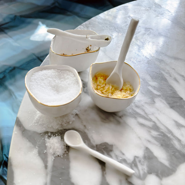 Sauce Bowl & Small Spoon Set